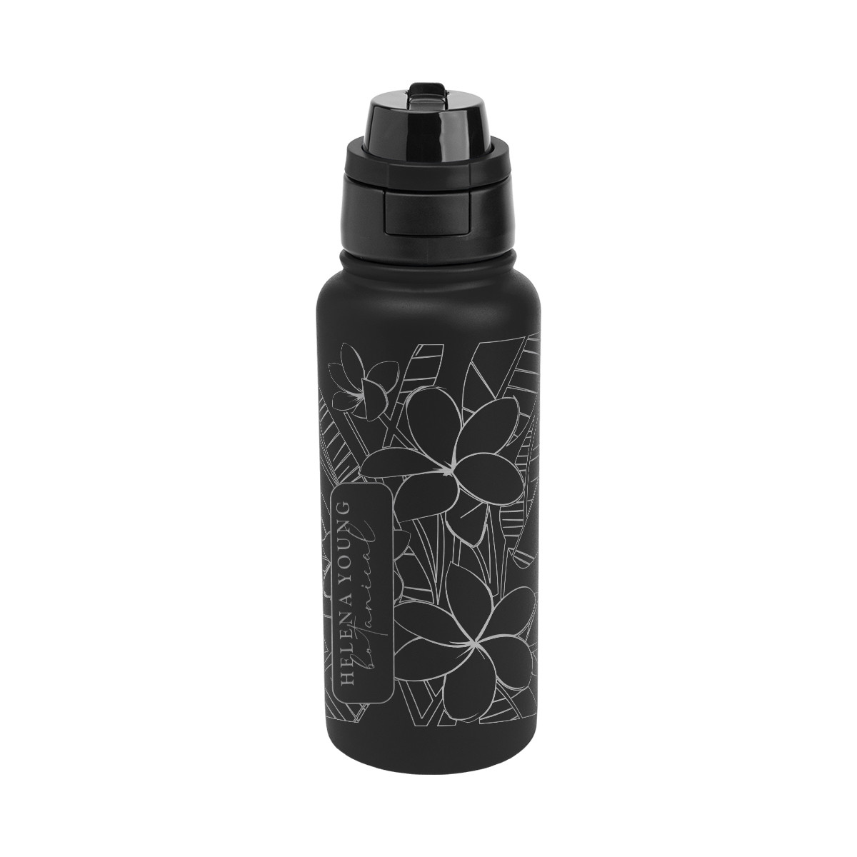 Full Laser Pop Sip & Chug Recycled Stainless Steel Bottle - 32 oz. Product Image