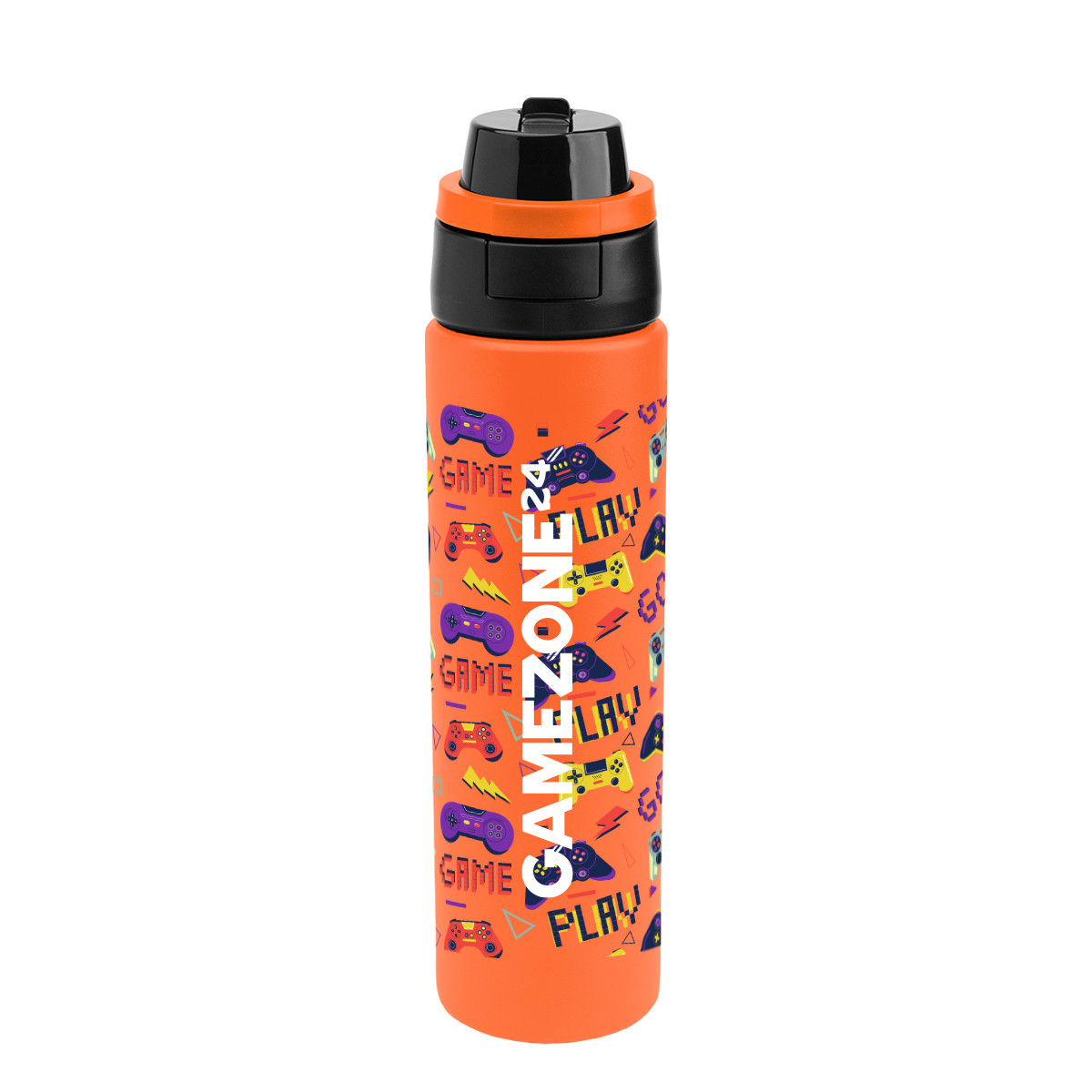 Full Color Pop Sip & Chug Recycled Stainless Steel Bottle - 24 oz. Product Image