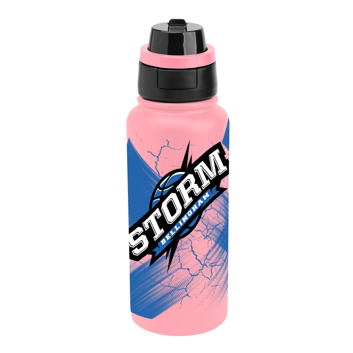 Full Color Pop Sip & Chug Recycled Stainless Steel Bottle - 32 oz. Product Image