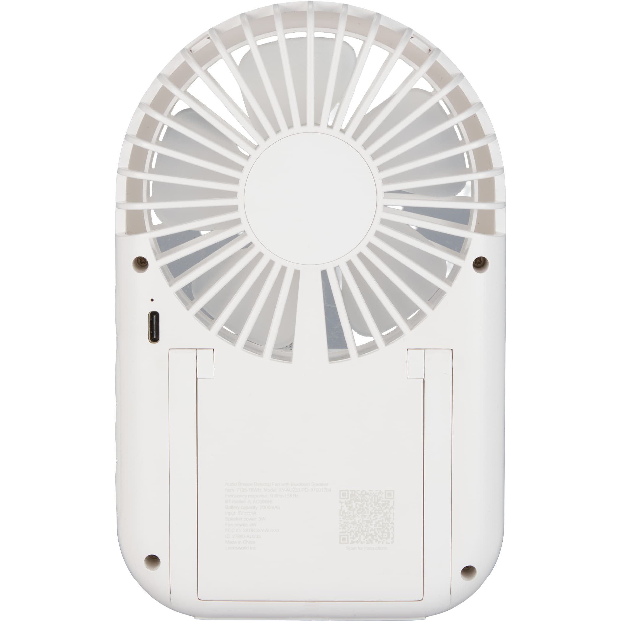 Audio Breeze Desktop Fan with Bluetooth Speaker Product Image
