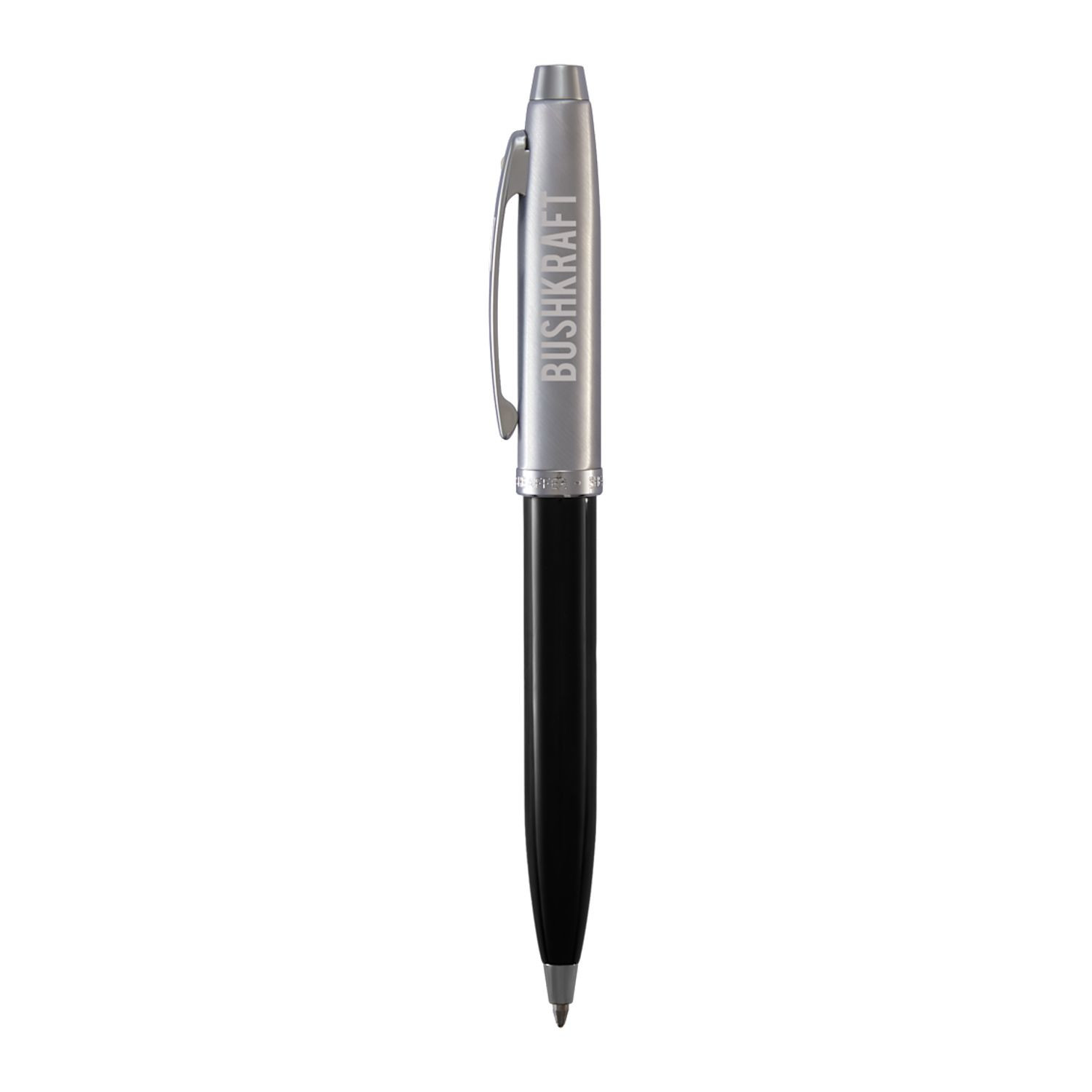 Sheaffer® 100 Glossy Black and Chrome Ballpoint Pen Product Image