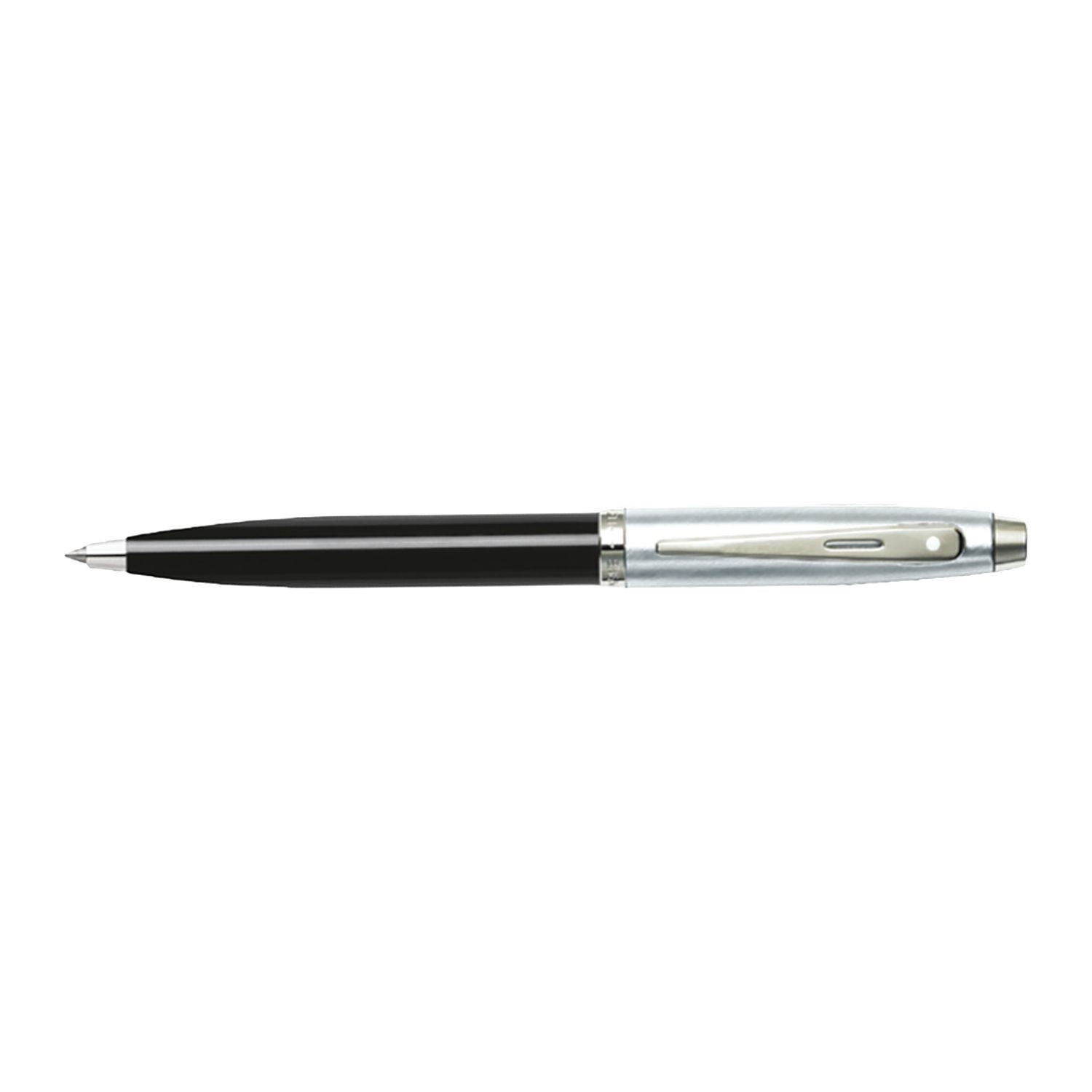 Sheaffer® 100 Glossy Black and Chrome Ballpoint Pen Product Image