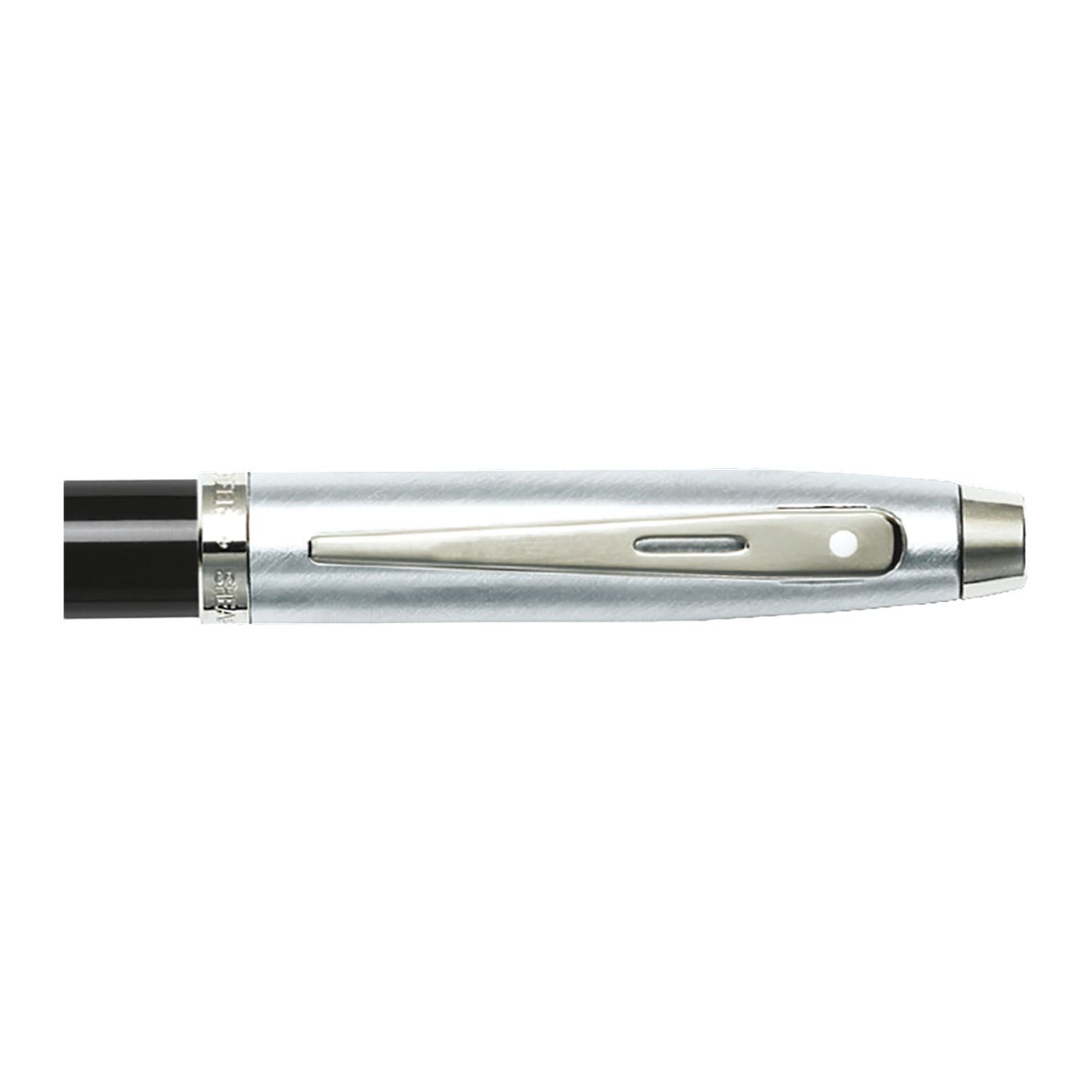 Sheaffer® 100 Glossy Black and Chrome Ballpoint Pen Product Image