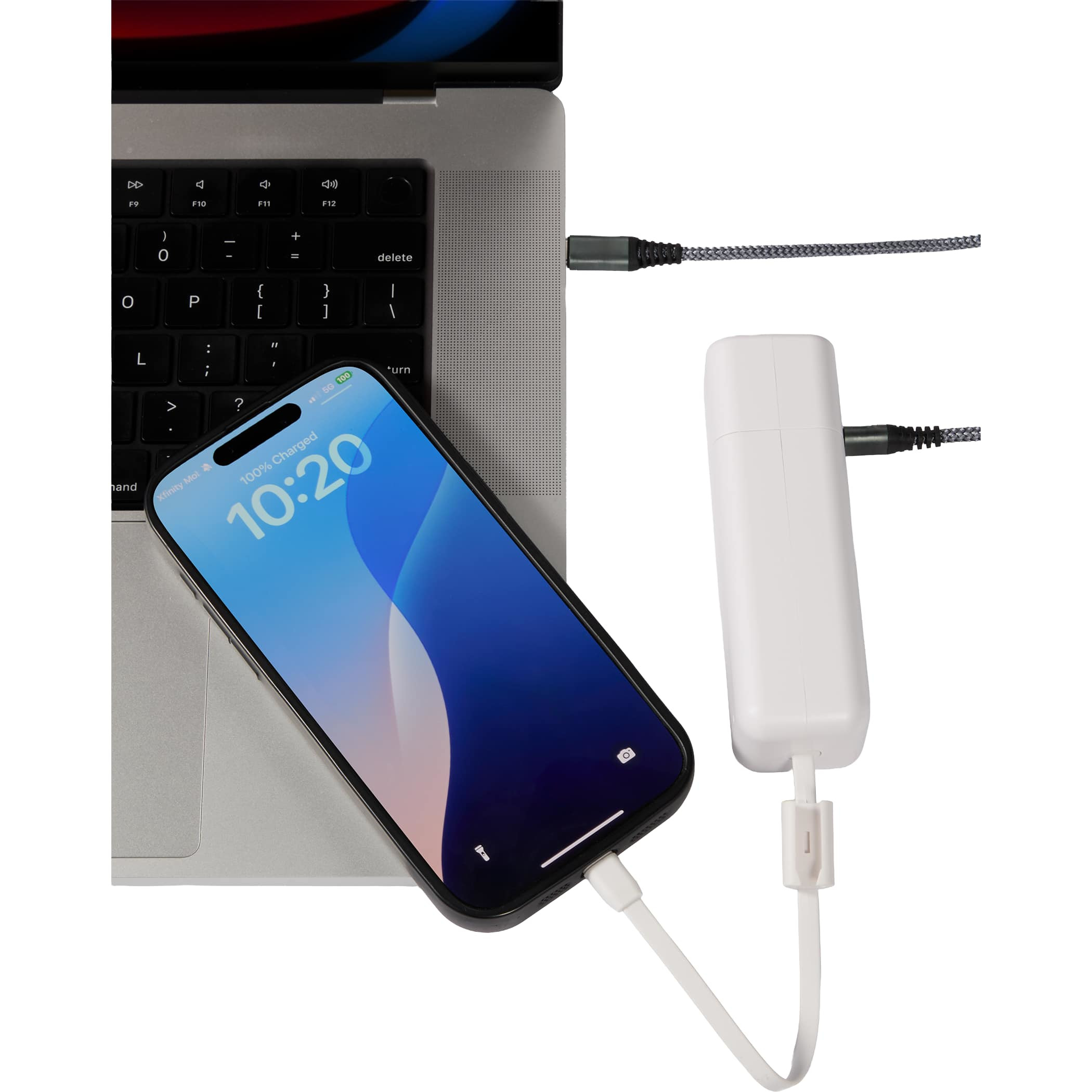 ETL Listed 5,000 mAh 20W PD Power Bank with AC Plug Product Image