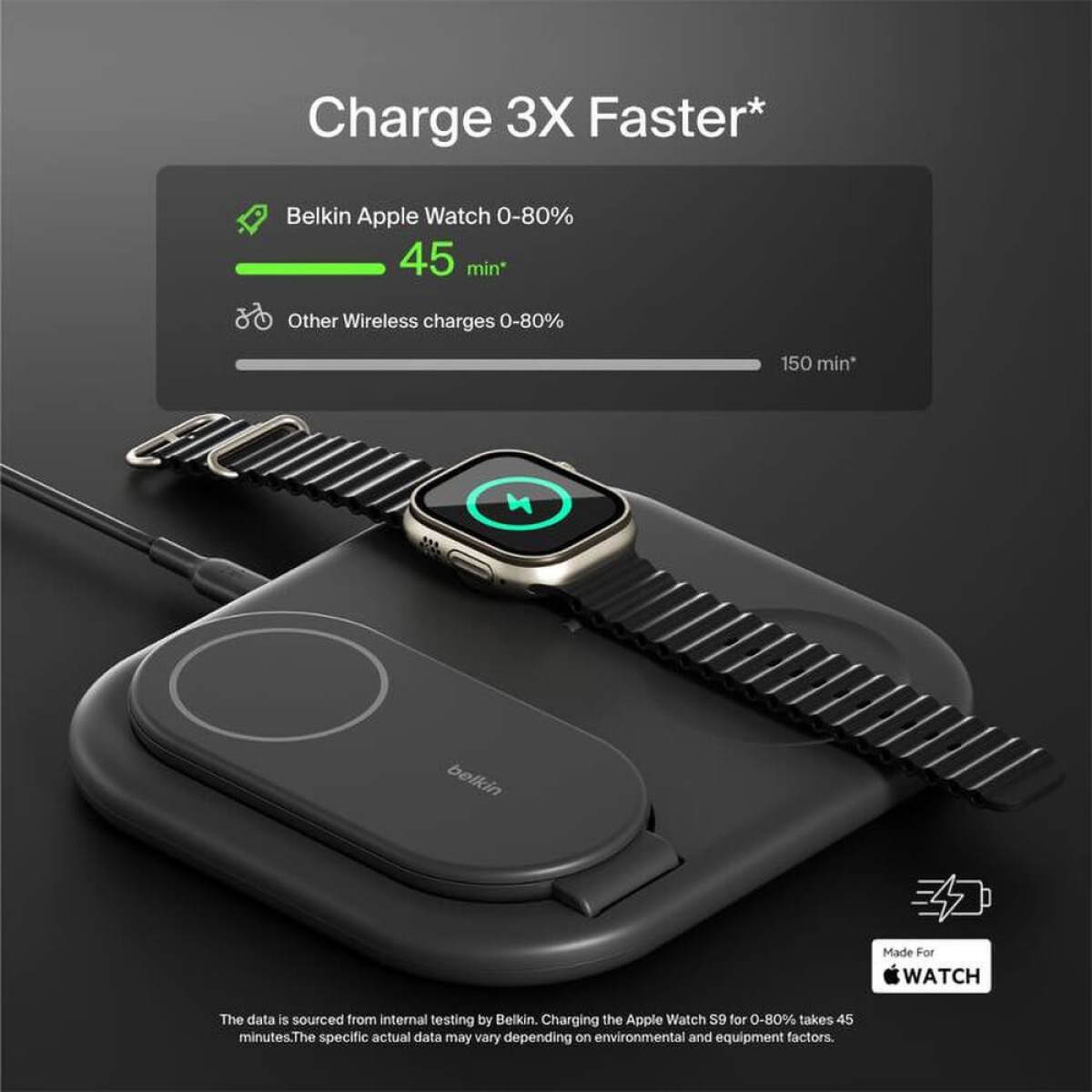 Belkin 3-in-1 Magnetic Wireless Charger Product Image
