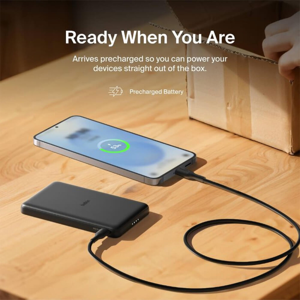 Belkin Slim Magnetic 5K Power Bank Product Image