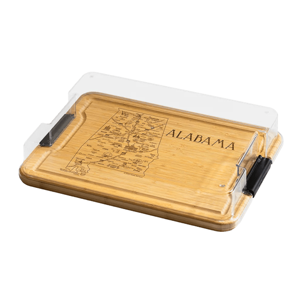 Rectangle State Engraved Flip, Serve & Store Board Product Image