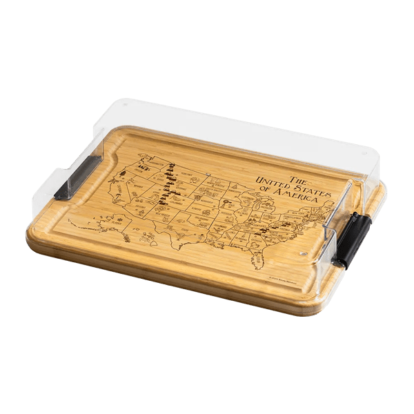 Rectangle State Engraved Flip, Serve & Store Board Product Image