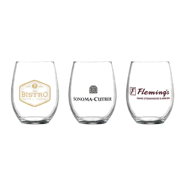 Wine O'Clock Arc Stemless Wine Glass - 9 oz. Product Image