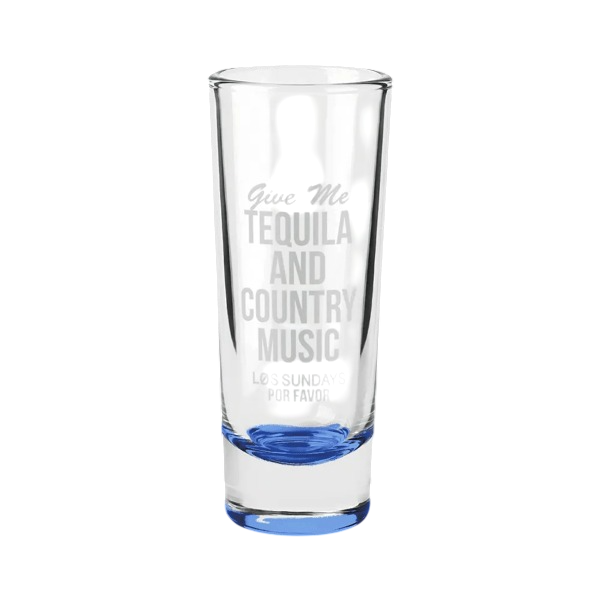 Jolt Double Shooter Shot Glass with Color Bottom - 2 oz. Product Image
