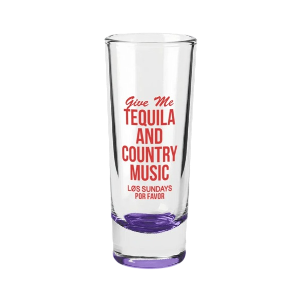 Jolt Double Shooter Shot Glass with Color Bottom - 2 oz. Product Image