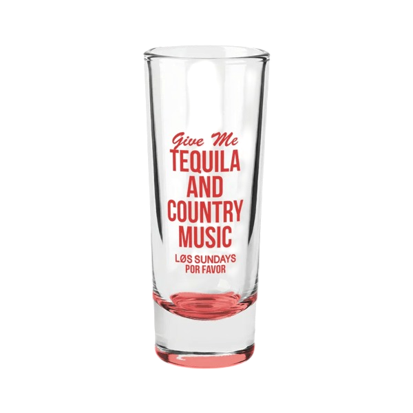 Jolt Double Shooter Shot Glass with Color Bottom - 2 oz. Product Image