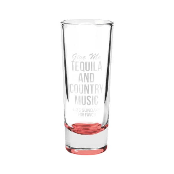 Jolt Double Shooter Shot Glass with Color Bottom - 2 oz. Product Image
