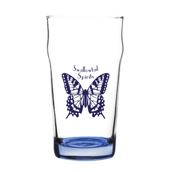 Porter Nonic Beer Glass with Color Bottom - 16 oz. Product Image