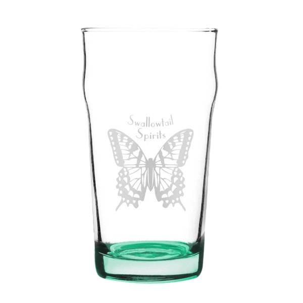 Porter Nonic Beer Glass with Color Bottom - 16 oz. Product Image