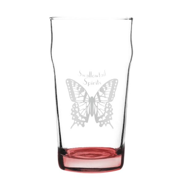 Porter Nonic Beer Glass with Color Bottom - 16 oz. Product Image