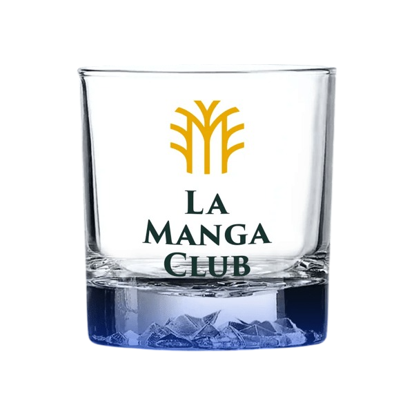 Denver Arc Whiskey Rocks Glass with Color Bottom - 11.5 oz. Product Image