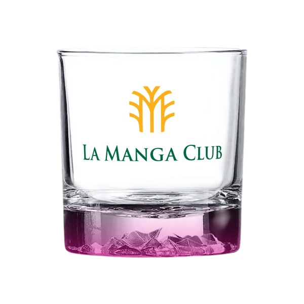 Denver Arc Whiskey Rocks Glass with Color Bottom - 11.5 oz. Product Image