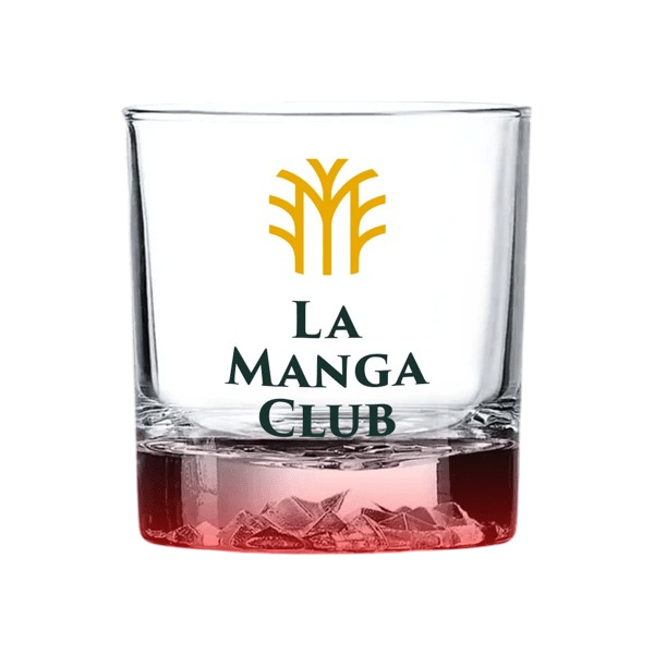 Denver Arc Whiskey Rocks Glass with Color Bottom - 11.5 oz. Product Image