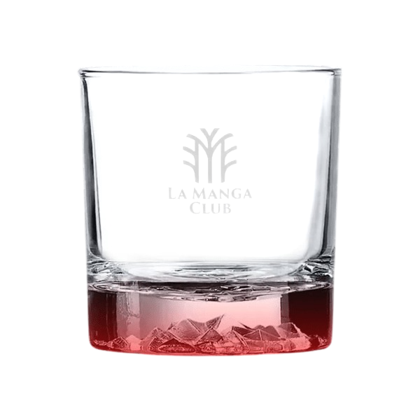 Denver Arc Whiskey Rocks Glass with Color Bottom - 11.5 oz. Product Image