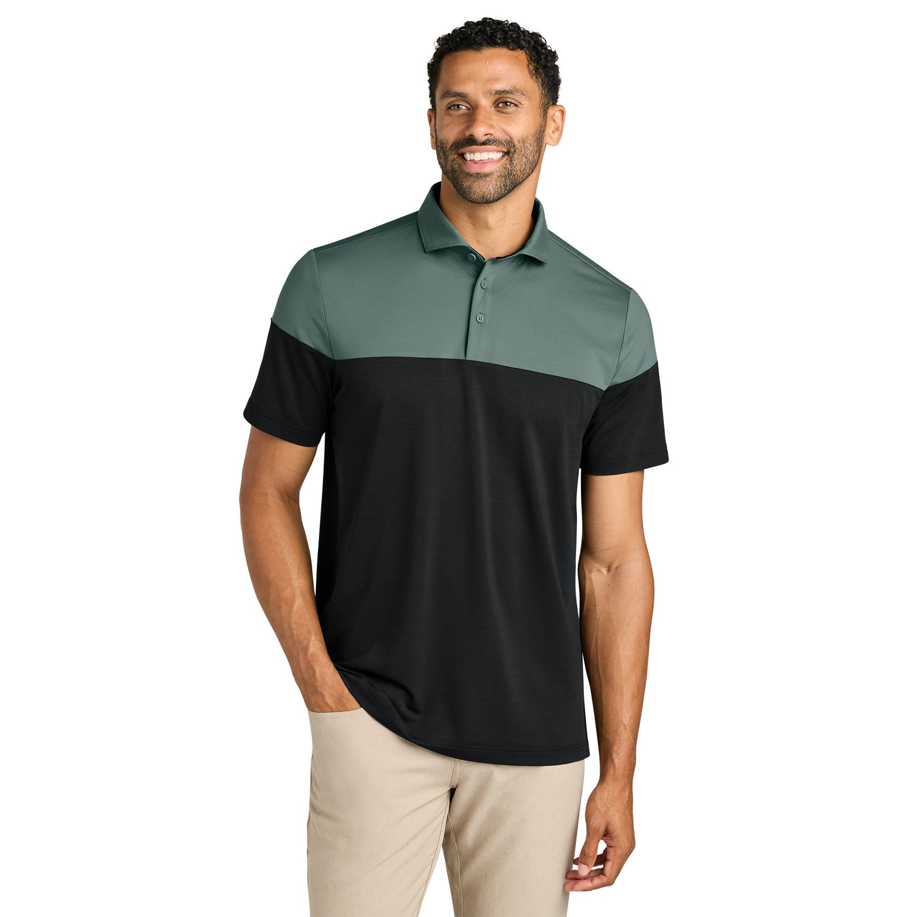 TravisMathew Onward Colorblock Polo Product Image