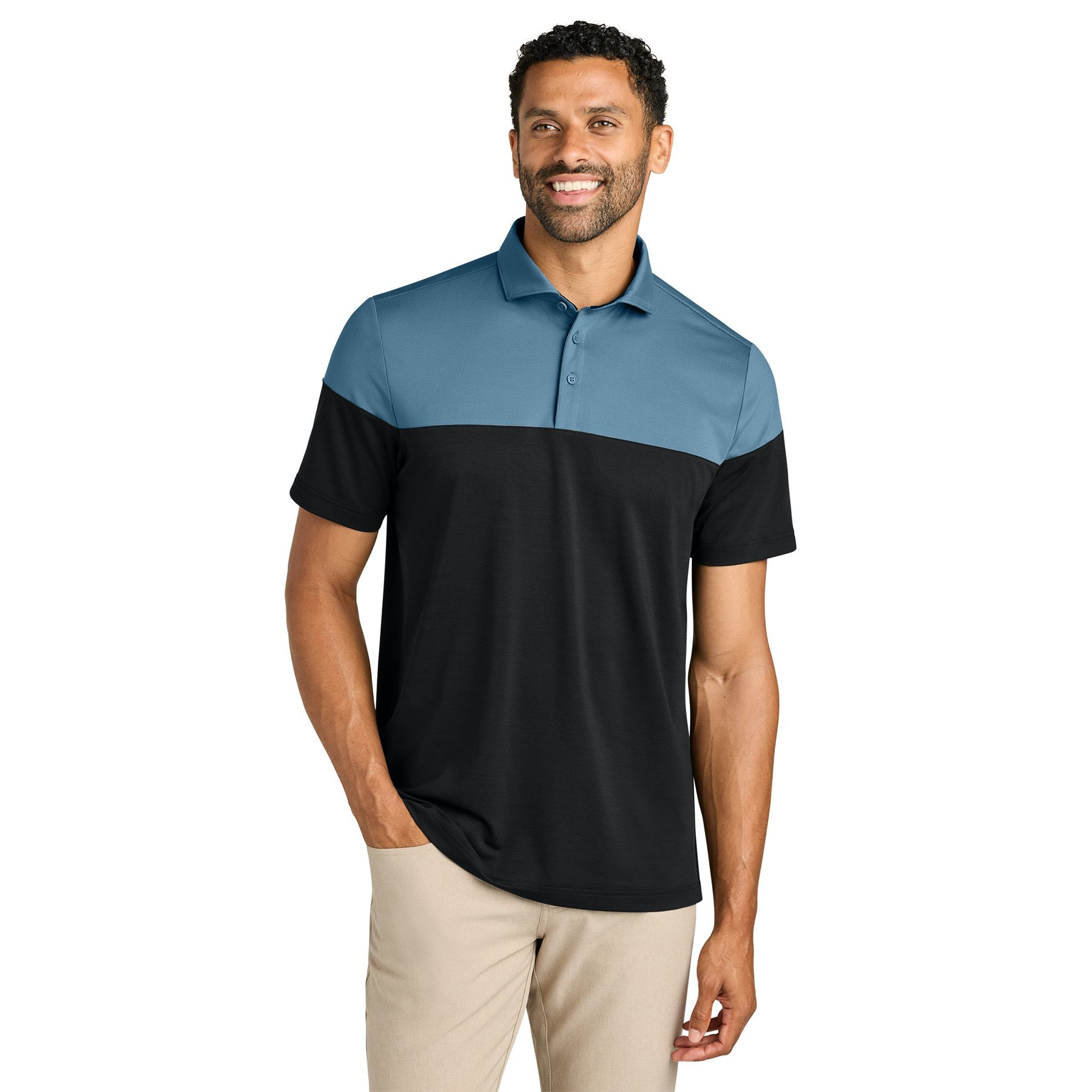 TravisMathew Onward Colorblock Polo Product Image