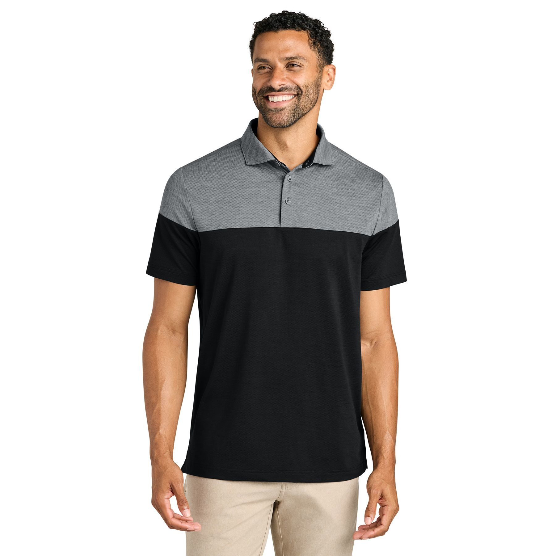 TravisMathew Onward Colorblock Polo Product Image
