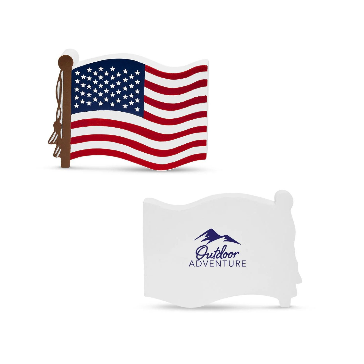 Patriotic USA Flag Shape Stress Reliever Product Image