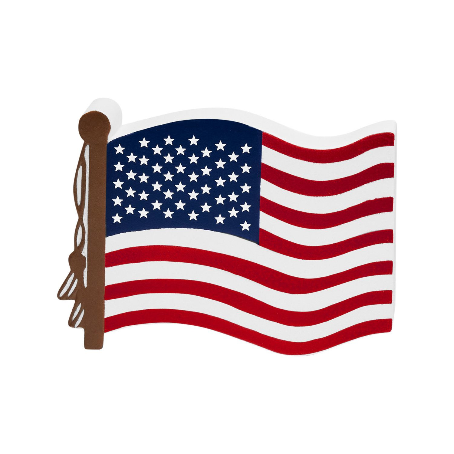Patriotic USA Flag Shape Stress Reliever Product Image