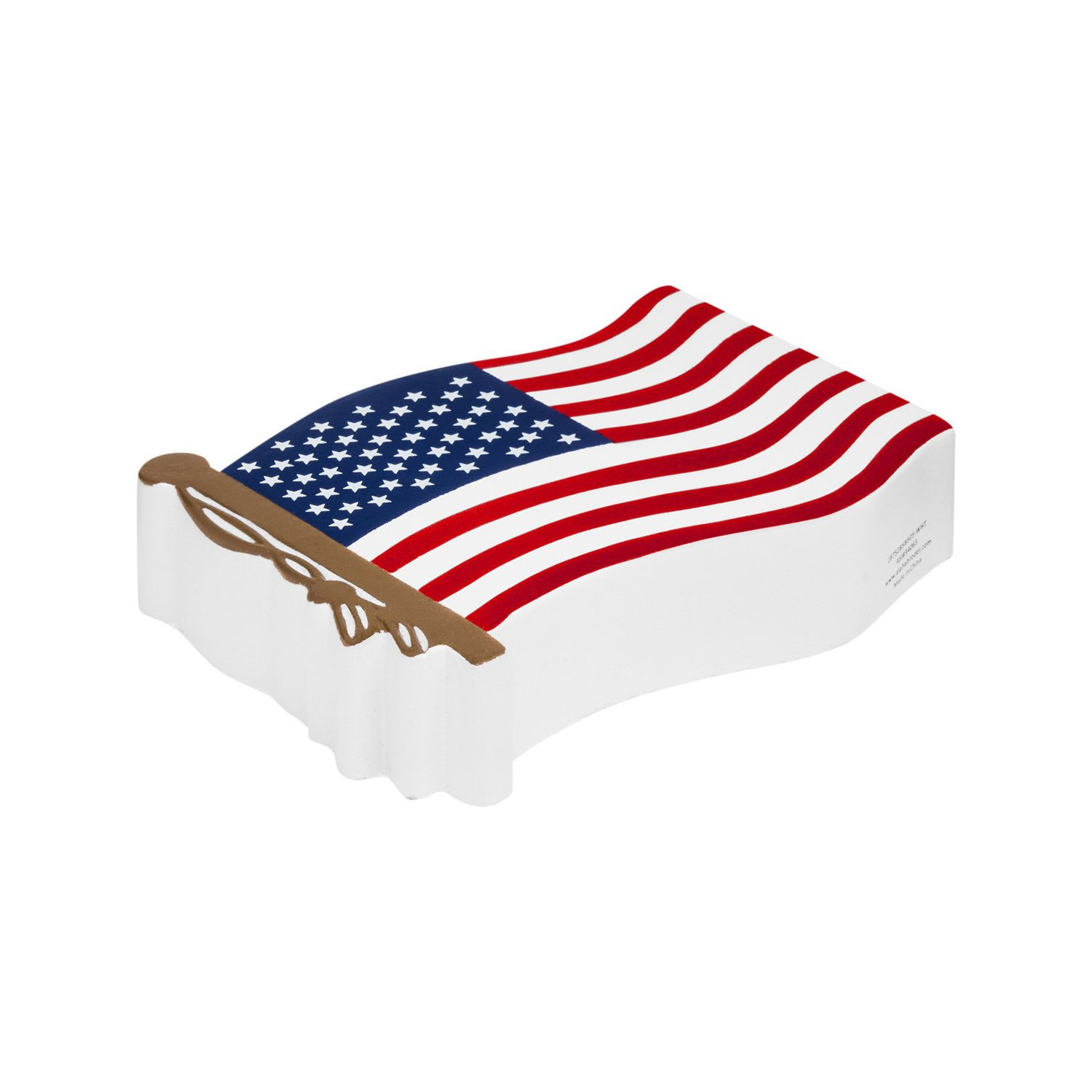 Patriotic USA Flag Shape Stress Reliever Product Image