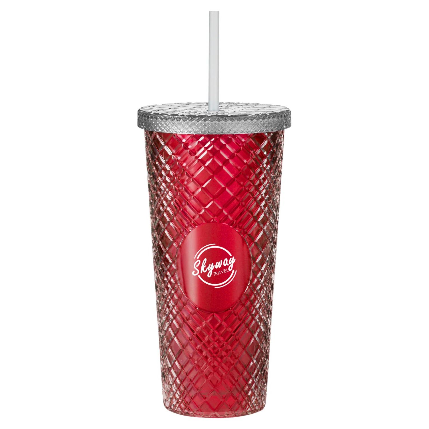 Pride Rainbow Sparkle Straw Tumbler - 22 oz. Product Image