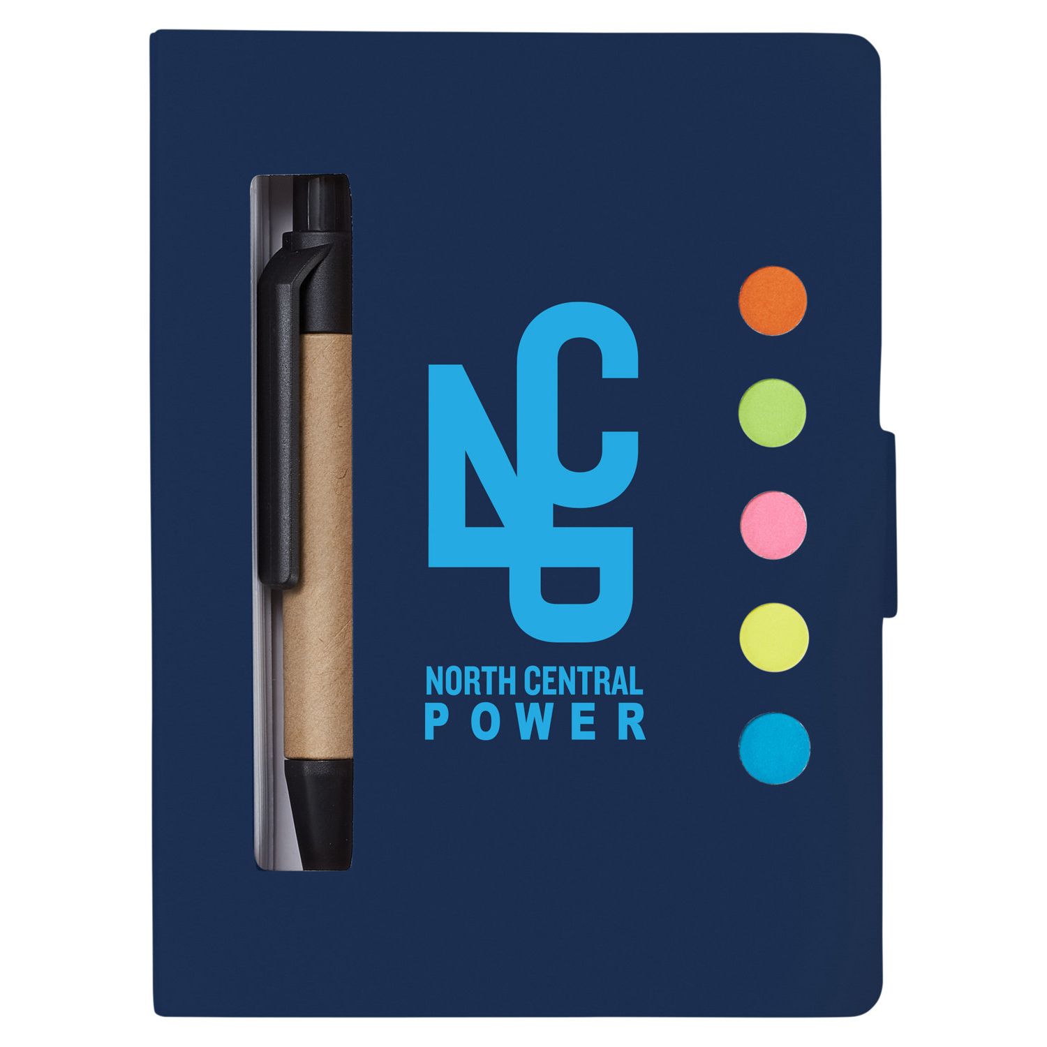 Eco Stowaway Sticky Jotter with Pen Product Image