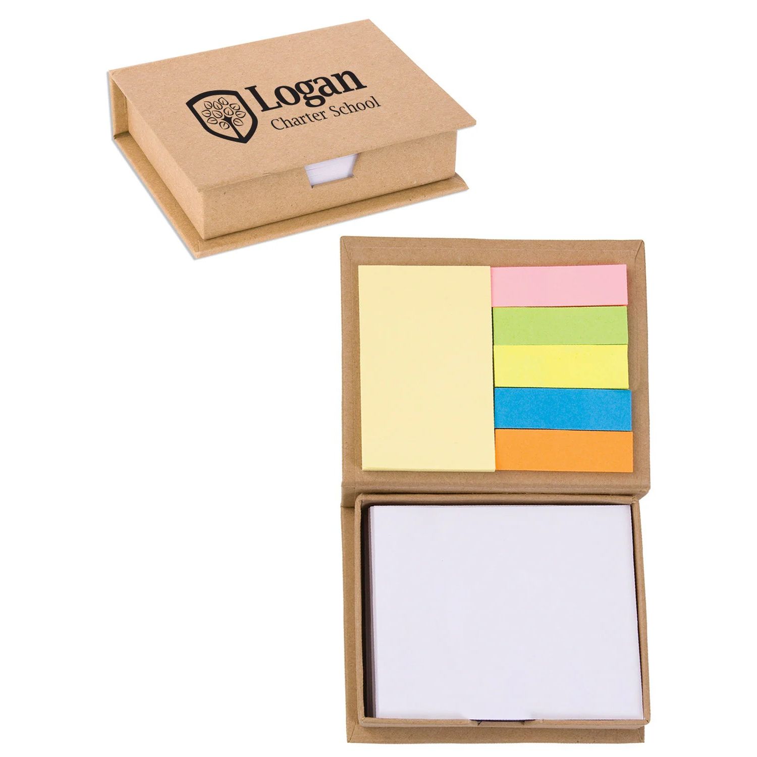 Recycled Cardboard Business Card Sticky Pack Product Image
