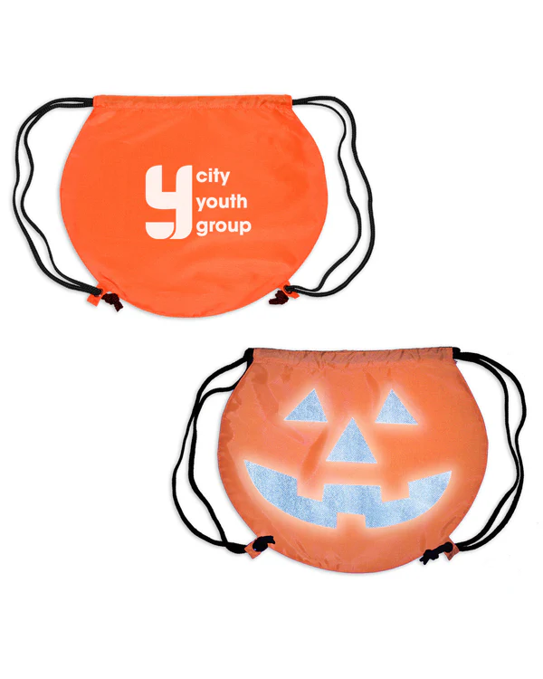Pumpkin Drawstring Backpack Product Image
