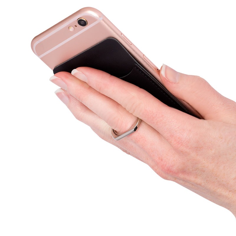 Leeman Tuscany Card Holder with Metal Ring Phone Stand Product Image
