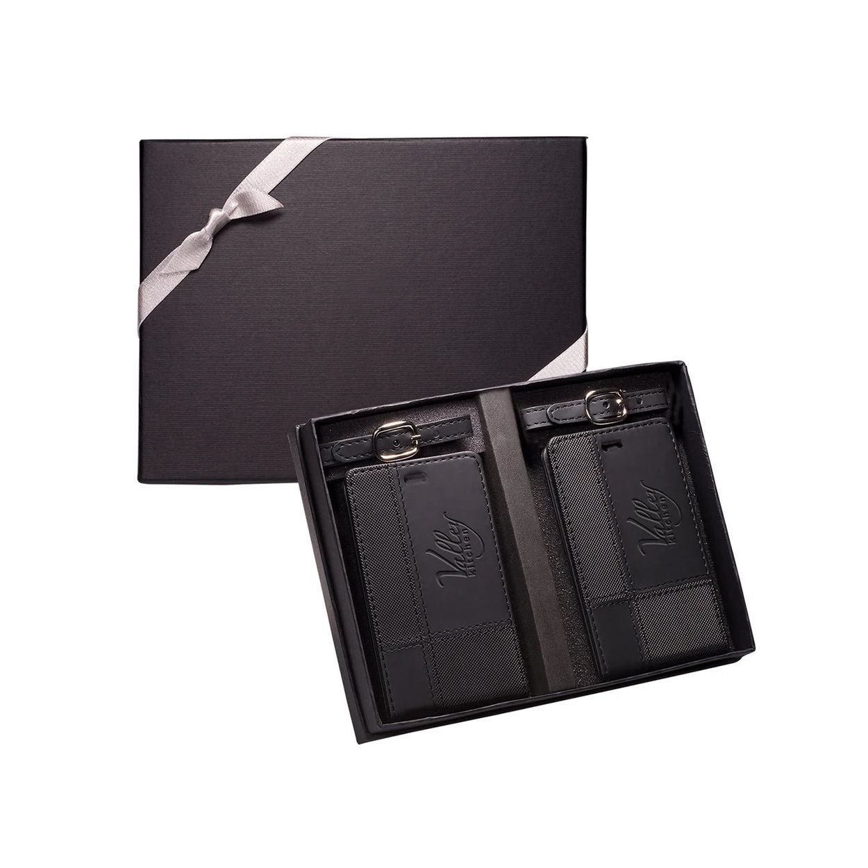 Leeman Tuscany Duo-Textured Luggage Tags Gift Set Product Image