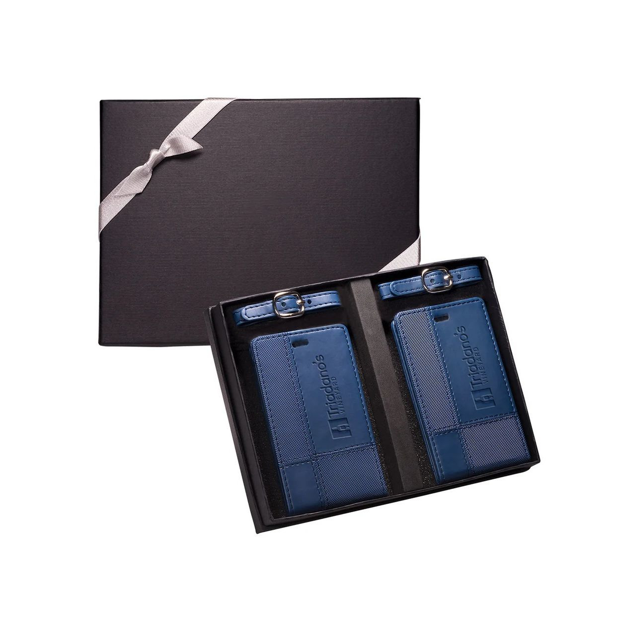 Leeman Tuscany Duo-Textured Luggage Tags Gift Set Product Image