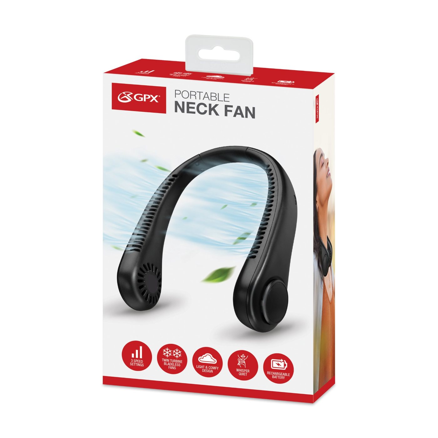 iLive™ GPX Portable Neck Fan Product Image