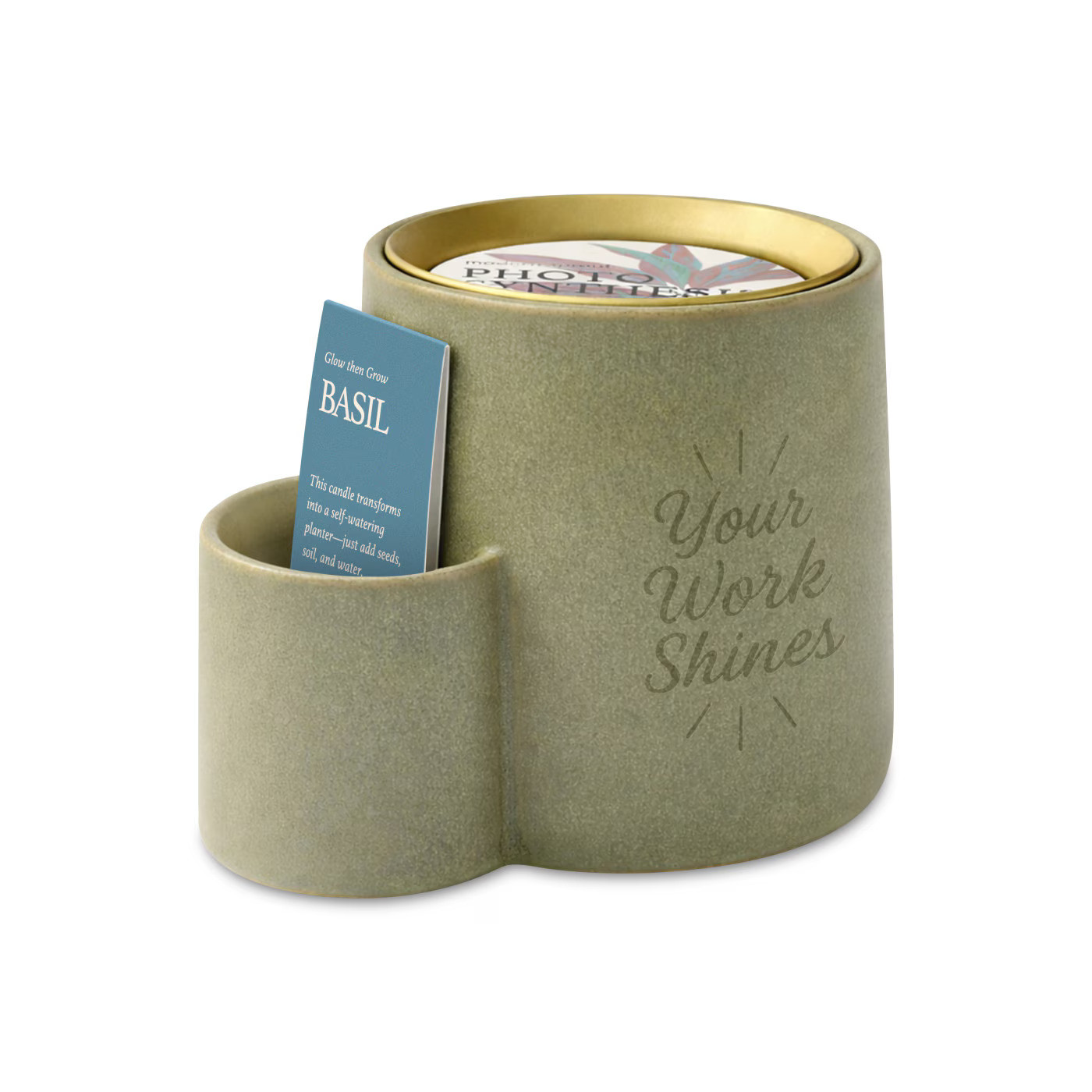 Modern Sprout Ember Earth Candle + Planter Product Image