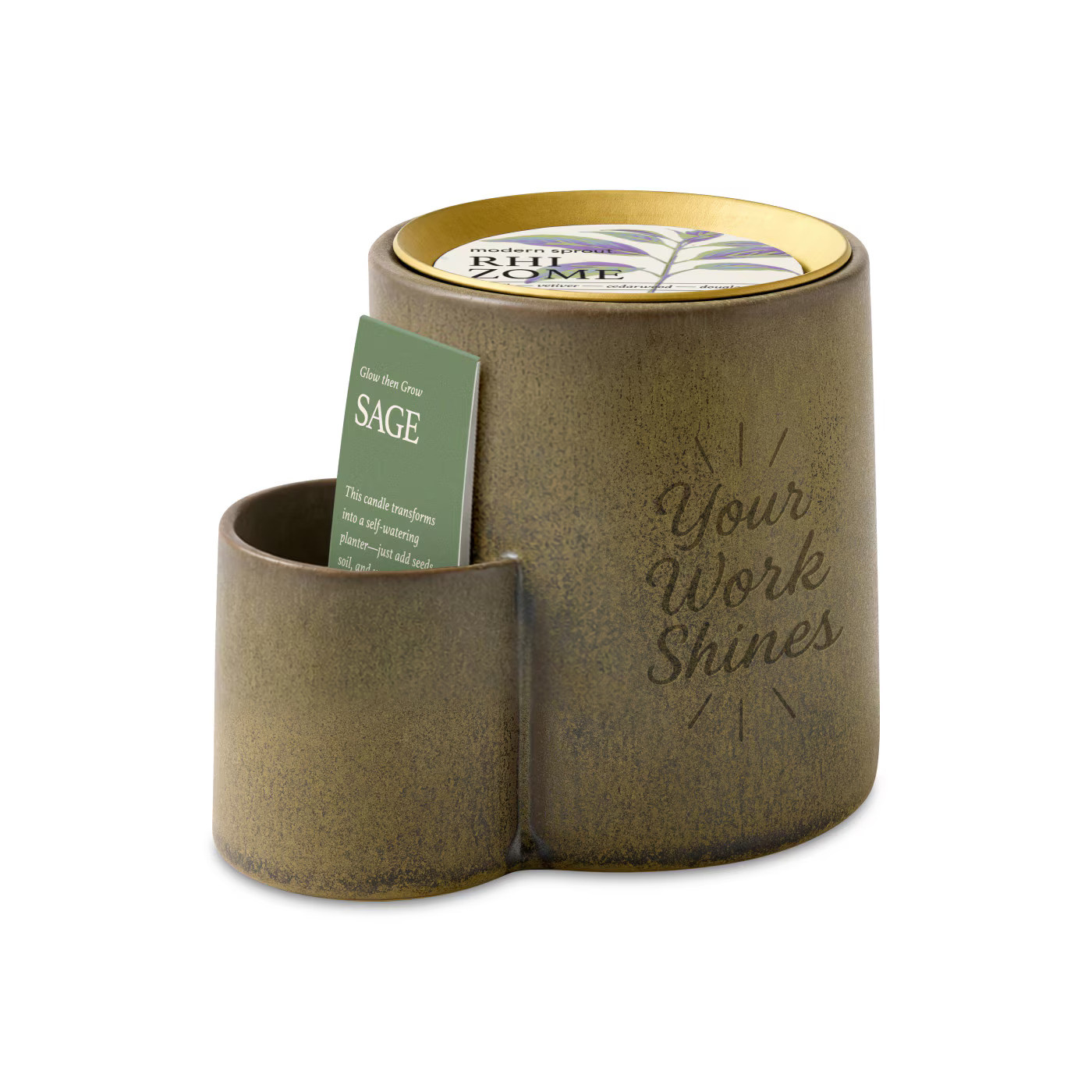 Modern Sprout Ember Earth Candle + Planter Product Image