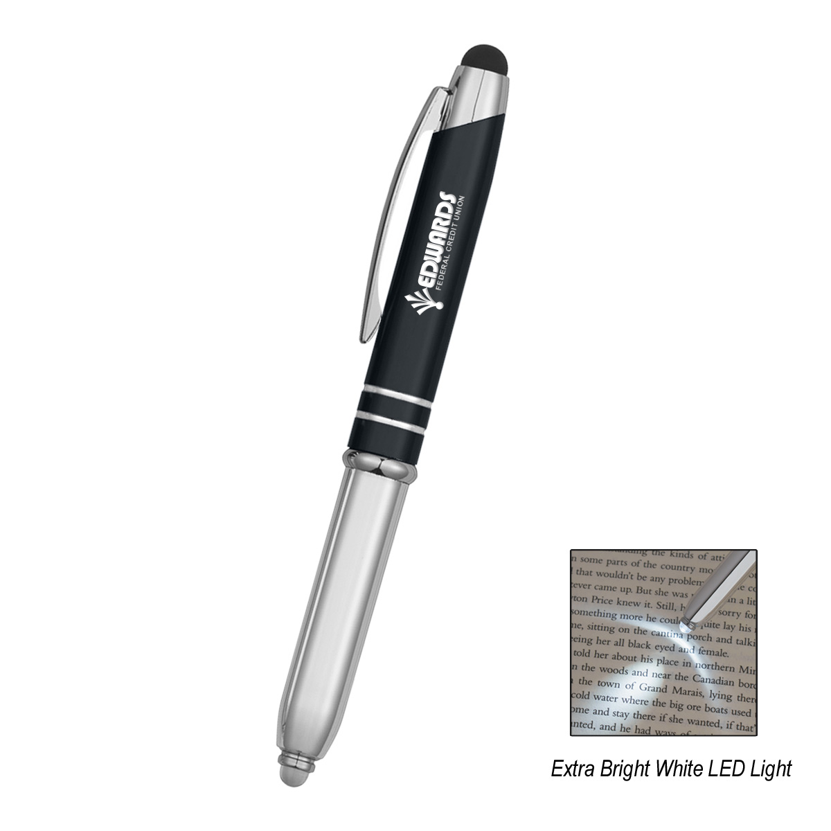 Ballpoint Stylus Pen With Light Product Image