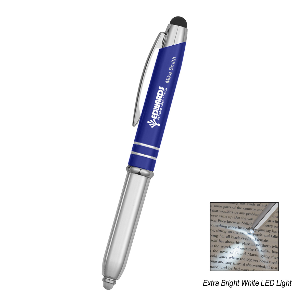 Ballpoint Stylus Pen With Light Product Image