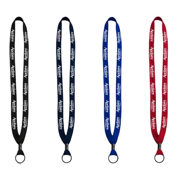 5/8" Polyester Shoelace Lanyard With Metal Crimp & Attachment Options Product Image
