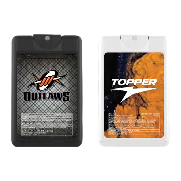 18 mL. Credit Card Style Hand Sanitizer Spray Product Image