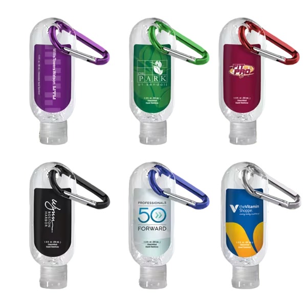 1.9 oz. Hand Sanitizer with Carabiner Product Image
