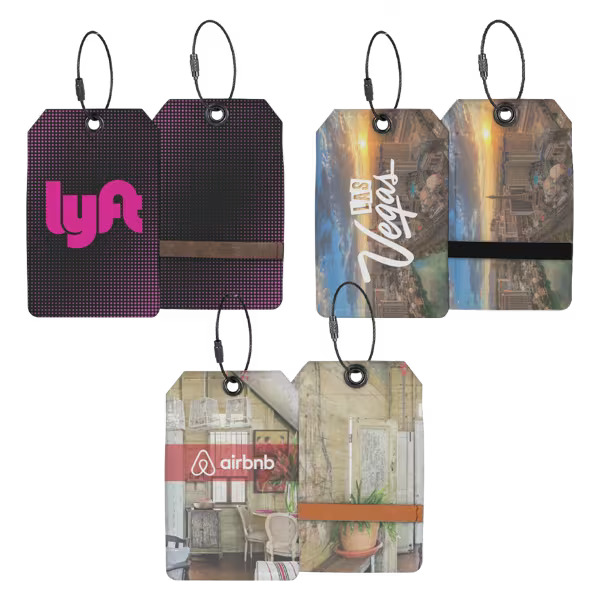 Pikes Dye-Sublimated Felt Luggage Tag Product Image