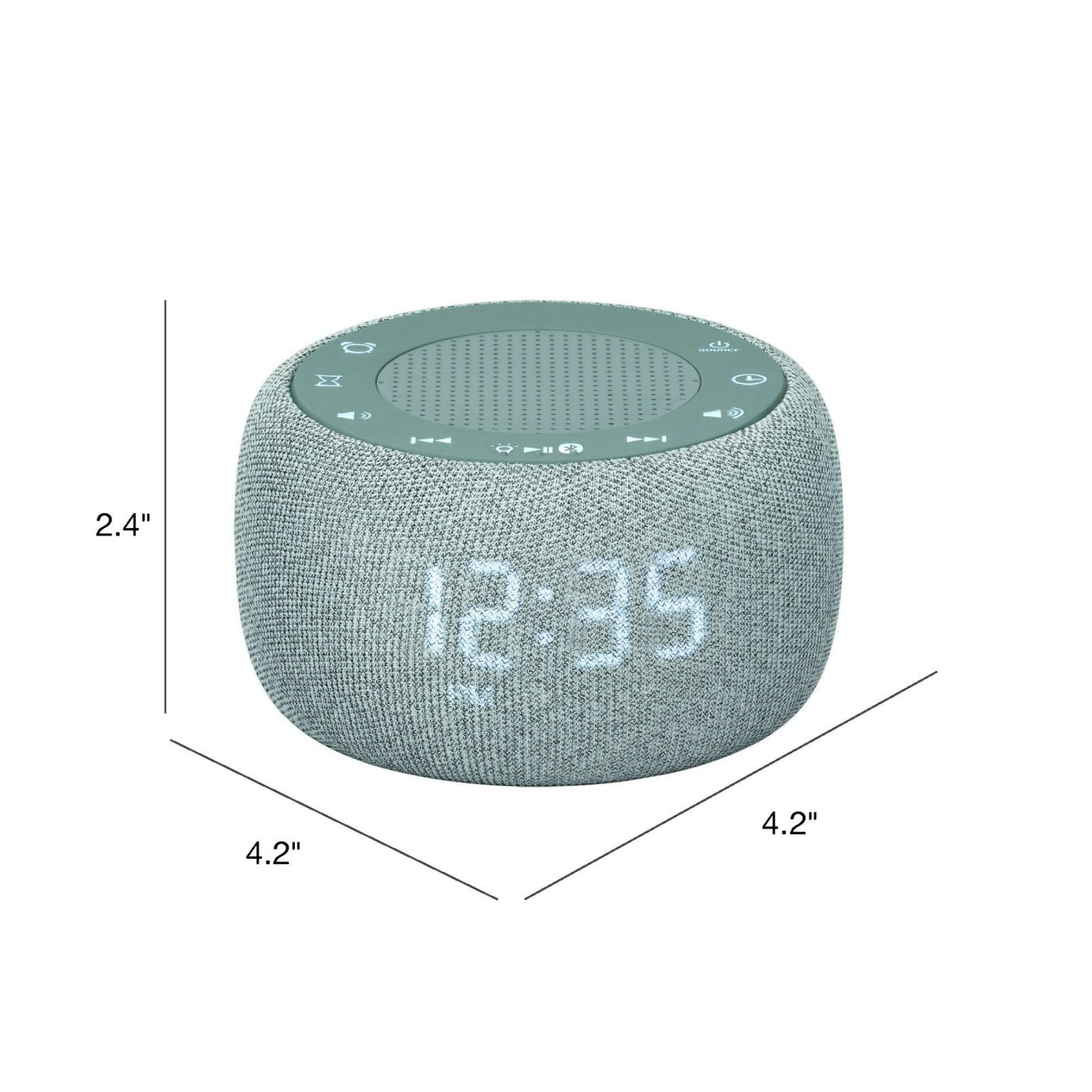 iLive Gentle Wake Alarm Clock White Noise Machine Product Image