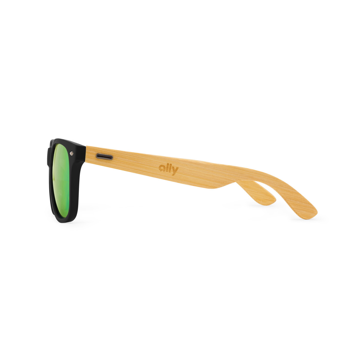 CapeShades Recycled Bamboo Black Frame Sunglasses Product Image