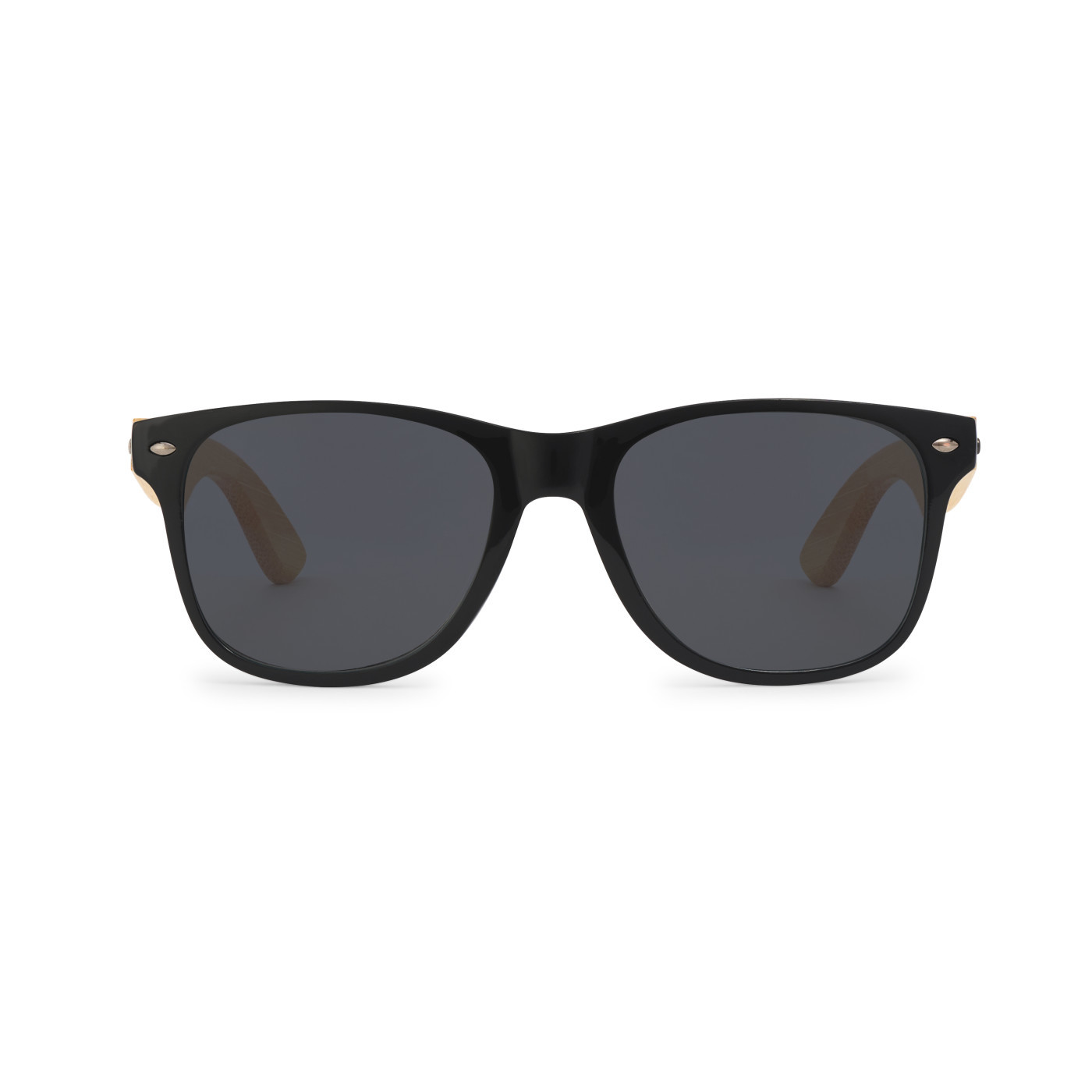 CapeShades Recycled Bamboo Black Frame Sunglasses Product Image