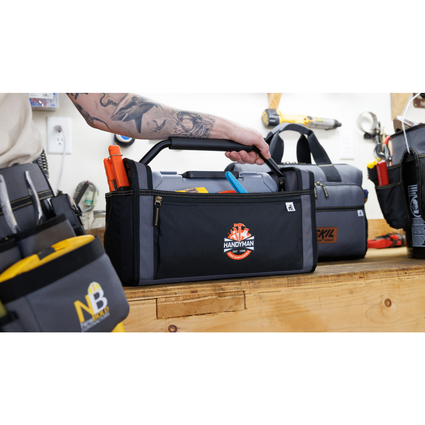 Heritage Supply Pro® Recycled rPET Open Top Tool Bag Product Image